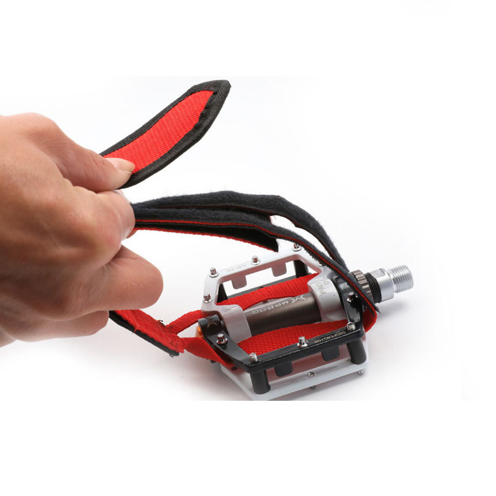 Нейлоновые ремни на липучке для велосипеда, регулируемая длина педали, накладка на ногу для велосипеда