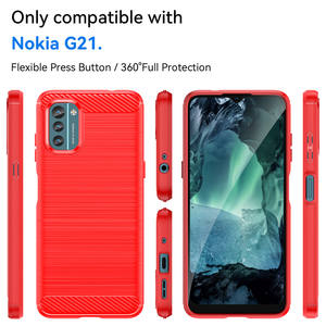 Custodia rigida per telefono custodia morbida in TPU nero opaco per Nokia <span class=keywords><strong>C21</strong></span> Plus G21 G11 G50 X100 XR20 <span class=keywords><strong>Cover</strong></span> antiurto - Product Image 5