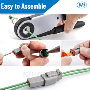 3 pin nam DT loạt Deutsch kết nối DT04-3P IP66 kín PA66 + GF tùy chỉnh tự động oxy cảm biến dây khai thác - Product Image 4