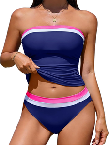 Traje de baño bikini de dos piezas con cintura alta Tod, ropa de playa, Beach Secret - Product Image 1