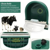 Abreuvoir automatique à flotteur pour bovins volailles moutons vache chèvre abreuvoir efficace pour animaux de la ferme nouvel état
