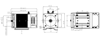 Moteur hydraulique DC étanche 60V 1300W à longue durée de fonctionnement pour palan automatique