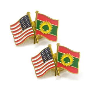 Pin de Solapa Personalizado con Logotipo, Sin Pedido Mínimo, Recuerdo Metálico, Bandera de Filipinas, Bandera de Brasil, Bandera de Puerto Rico - Product Image 2