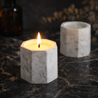Bougie parfumée décorative en cire de soja de luxe à étiquette privée en gros