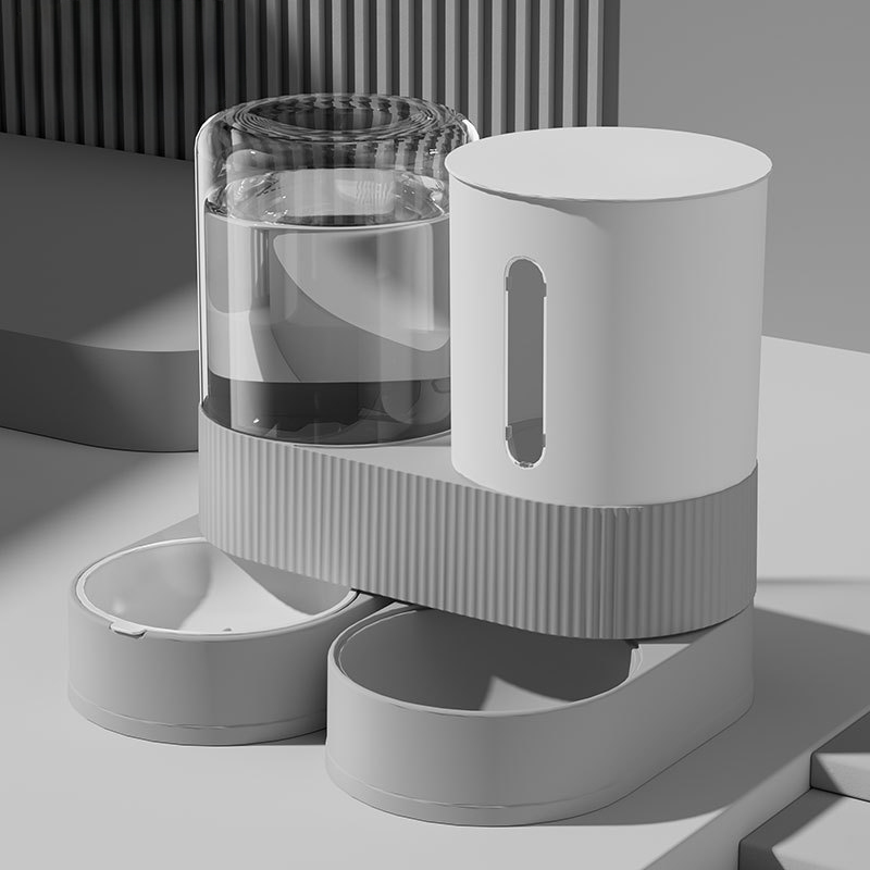 Bol gris en plastique
