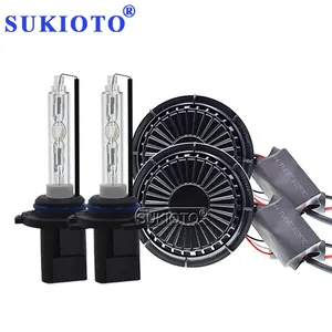 Kit HID Xénon SUKIOTO 35W 9005 pour <span class=keywords><strong>KIA</strong></span> <span class=keywords><strong>Sportage</strong></span> 2016-2019, faisceau Hi/Lo, lampe Xénon HID 9005 12V 55W <span class=keywords><strong>HB3</strong></span>, kit de ballast pour phare de voiture - Product Image 2