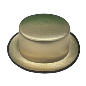 Chapeau haut de forme métallique brillant en gros avec bordure noire en tissu EVA, unisexe adulte, toutes saisons, pour fêtes, spectacles de magie et costumes d'Halloween - Product Image 6