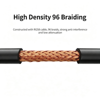 Câble d'extension coaxial RG58 50 Ohm à faible perte, mâle SMA vers femelle, pour routeur WiFi, antenne GPS, 4G LTE 0-6 GHz