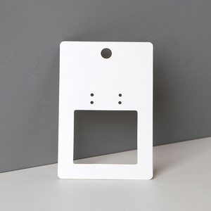 Factory Custom Printed Logo Jewelry Display Cards Necklace Earring Card <strong>Art</strong> <strong>Paper</strong> Die Cut Cardboard for Jewelry - Product Image 1