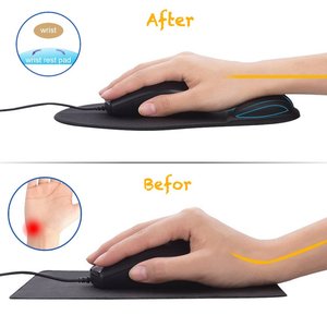Tigerwings tùy chỉnh Ergonomic chống trượt silicon Gel chuột Pad chống mệt mỏi với bảo vệ cổ tay thoải mái - Product Image 5
