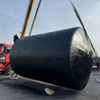 Pare-battage cylindrique en mousse EVA solide, sans gonflage requis, haute flottabilité, renforcé PA6, protection pour amarrage de bateaux et quais, personnalisable