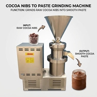 Machine d'extraction de beurre de cacao, machine à moudre la masse de cacao, ligne d'huile de poudre de cacao