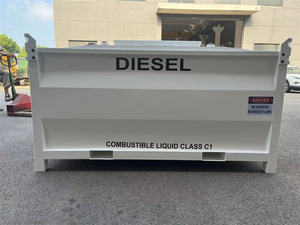 Tanque de Almacenamiento de Refrigerante de Acero al Carbono de Grado Industrial con Doble Pared y Marco Galvanizado Anticolisión, 35Kpa para Presión - Product Image 3