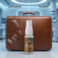 Essence Rénovatrice pour Cuir Industriel Écologique A1, Formule Modifiée Invisible Nano Micro-silice Céramique Vert Pastel