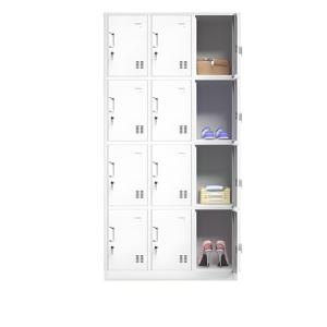 3、6、9ドアのモダンなスチール製ワードローブキャビネットロッカー、ノックデザイン、サイズと色をカスタマイズ可能、寝室、リビングルーム、オフィス用 - Product Image 4