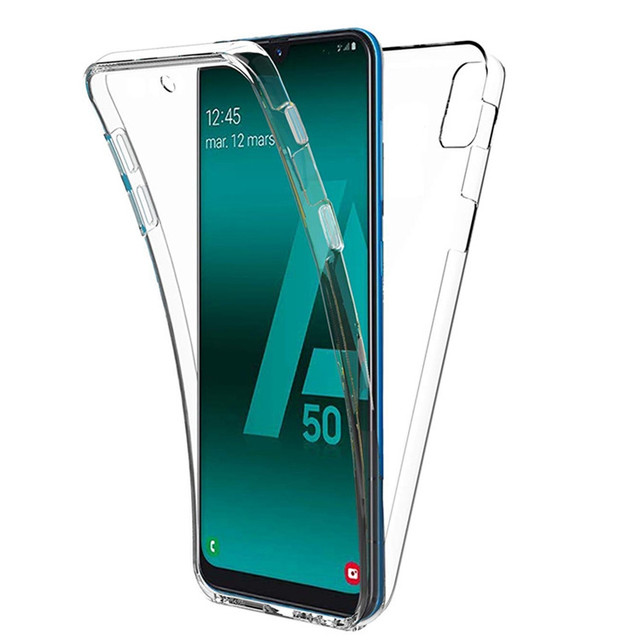 360 Full Body Protection Phone Case for Samsung Galaxy S10 Plus S10e A30 A40 A50 M10 M40 A51 A71 Soft TPU Back Phone Accessories