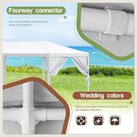 Chinesischer Hersteller Outdoor Überdachungszelt Garten Camping Schwerlast Pavillon Unterstand Party Hochzeit BBQ Eventzelt