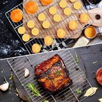 Grille de cuisson en fil d'acier inoxydable YUEYOU BB015 pour barbecue, four et rôtissoire à charbon de bois