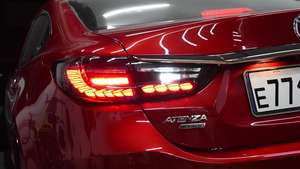 Luz Trasera LED para <span class=keywords><strong>Mazda</strong></span> <span class=keywords><strong>6</strong></span> Atenza 2012-2019, Luz de Freno Trasera Dinámica con Señal de Giro, Luz de Reversa con Lente Roja, Accesorio para Automóvil - Product Image 2