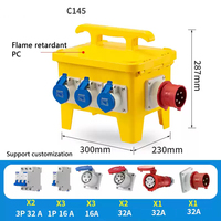 IP65 imperméabilisent, antipoussière, boîte de distribution industrielle ignifuge de disjoncteur de boîte de prise électrique