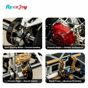 Chasis <span class=keywords><strong>de</strong></span> Kart ApexJoy KF2- 30x2.0mm KF <span class=keywords><strong>de</strong></span> 2 Tiempos para Competición, Distancia entre Ejes <span class=keywords><strong>de</strong></span> 1040mm, Disco <span class=keywords><strong>de</strong></span> Freno Flotante, Pedales <span class=keywords><strong>de</strong></span> Aluminio, Chasis Completo - Product Image 4