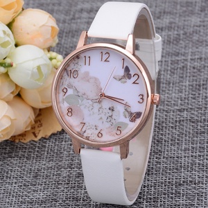 Montre pour femme style Tour Eiffel, bracelet en cuir orné de strass, mouvement à quartz, vente en gros usine - Product Image 4