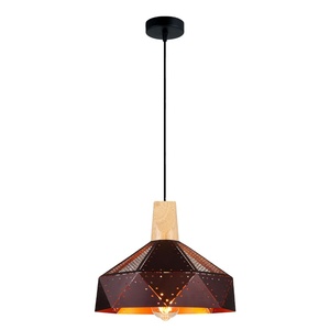 Lampe suspendue rétro pour salle à manger avec douille E27, <span class=keywords><strong>lustre</strong></span> en fer <span class=keywords><strong>moins</strong></span> <span class=keywords><strong>cher</strong></span> - Product Image 1