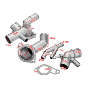 Accesorios para tuberías de agua automotrices 06A121132A de aleación de aluminio para piezas de repuesto Volkswagen MK4 Golf 1.8T - Product Image 3
