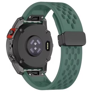 Bande de silicone de 20mm 22mm 26mm à dégagement rapide de qualité supérieure pour bracelet de montre intelligente Garmin Fenix <span class=keywords><strong>7pro</strong></span> avec boucle pliable - Product Image 5