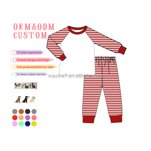 <span class=keywords><strong>Pijama</strong></span> <span class=keywords><strong>de</strong></span> punto <span class=keywords><strong>de</strong></span> algodón para niñas, <span class=keywords><strong>pijama</strong></span> rosa a <span class=keywords><strong>rayas</strong></span> para Hermanos, 2 piezas a juego, pijamas <span class=keywords><strong>de</strong></span> manga larga, ropa <span class=keywords><strong>de</strong></span> dormir para niños - Product Image 4