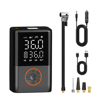 Wireless Inflatable Pump Portable Car Auto Electric Tire Inflator with Lighting Function for Car Motorcycle Bicycle
