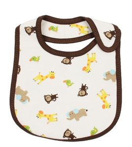 Bavoirs pour bébés en coton biologique réglables et doux pour la peau des petits bébés - Product Image 6