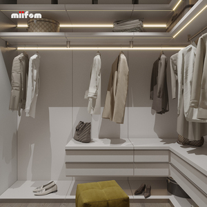 Penderie de vestiaire d'ouverture de style élégant <span class=keywords><strong>blanc</strong></span> pur - Product Image 3