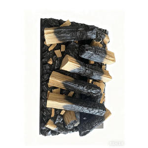 Ensemble de bûches artificielles à effet de flamme de <span class=keywords><strong>cheminée</strong></span>, fabrication artisanale OEM, pour la décoration de la maison - Product Image 3