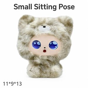 Petit jouet interactif intelligent IA transfrontalier en peluche, en forme de sac, pour bébé, avec fonction de pose assise, jeux mathématiques, faits scientifiques et naturels, et hauteur réglable - Product Image 1