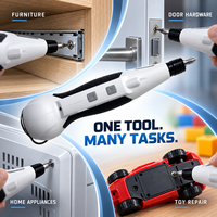 Nouvel ensemble de tournevis électrique 2026, batterie au lithium rechargeable, style pistolet, outil de perçage multifonctionnel compact pour bricolage domestique