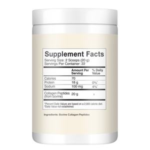 Collagène bovin nourri à l'herbe en marque blanche pour la croissance de la peau, des cheveux et des ongles – Complément en poudre de peptides de collagène - Product Image 2