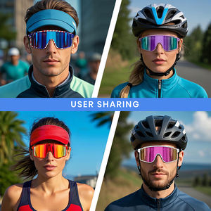 OEM Sports Sunglasses CE TR90 Frame Mirror Lentes Polarizadas Ciclismo Running <span class=keywords><strong>Glasses</strong></span> Anti-fog Outdoor Safety Eyewear Custom Logo - Product Image 6