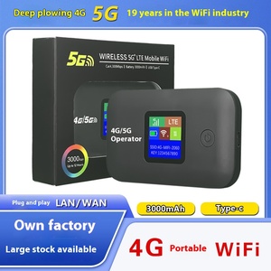 Bộ định tuyến WiFi di động 4GLTE MIFI tùy chỉnh OEM, tần số 2.<span class=keywords><strong>4G</strong></span>, có tường lửa, tình trạng mới, dùng ngoài trời, cắm Type-C, hỗ trợ thẻ SIM - Product Image 2