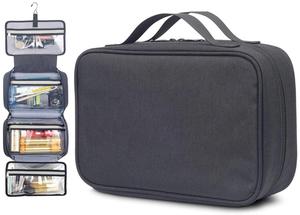 Custom Waterproof Hanging Toiletry Bag for Travel Multi-Functional Cosmetic Organizer <b>Case</b> Manufacturer - Product Image 2