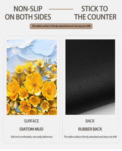 Vendita calda <span class=keywords><strong>tappeto</strong></span> <span class=keywords><strong>bagno</strong></span> nordico <span class=keywords><strong>moderno</strong></span> di lusso doccia tappetino da <span class=keywords><strong>bagno</strong></span> diatomea fango rapido asciutto porta in gomma antiscivolo <span class=keywords><strong>tappeto</strong></span> e stuoie - Product Image 6