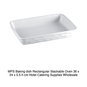 Rectangular <b>baking</b> dish 36 × 24 cmX5.5H stackable oven Mps - Product Image 2
