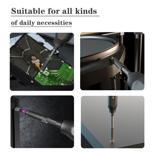 GLEDE 40 en 1 – Kit de mini tournevis professionnels magnétiques en acier CRV, embouts plats, personnalisables en plastique OEM, tournevis manuel Torx - Product Image 4