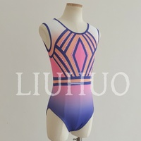 Justaucorps de gymnastique LIUHUO pour filles, en spandex, pour adultes, filles, violet, rose, spandex, costume de compétition de danse
