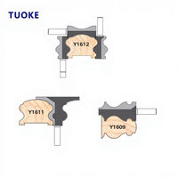 Couteau de repose-bras # Fraise à double extrémité en carbure revêtu de TiCN 258 Faydi pour machine de découpe CNC du bois massif OEM TUOKE
