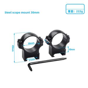 Anillas de Montaje de Acero de Perfil Alto con 3 Ranuras y Soporte de Liberación Rápida, con Alta Presión 6X para Equipo Óptico de Caza al Aire Libre - Product Image 5