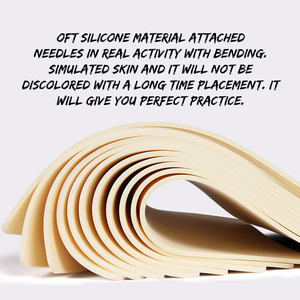 Phụ Kiện Xăm Hình Dùng Cho Thực Hành Xăm Hình Hai Mặ<span class=keywords><strong>t</strong></span> Sử Dụng 30*20*0.3CM Da Thực Hành Mô Phỏng Silicone - Product Image 3