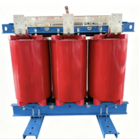 Transformateur de puissance triphasé symétrique de type sec avec enroulement cuivre/aluminium, capacité 20kV-480kV, fréquence 50/60Hz