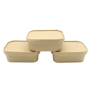 Disposable Takeaway Boxes Food Packing Paper Box For Restaurant Bulk Quantity