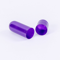 Certifié GMP Taille 000 #-2 # Capsule vide violet nacré Taille personnalisée Remise de prix